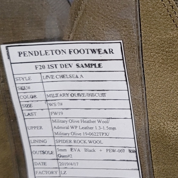Pendleton (rare) never released wedges chelsea - Picture 13 of 13